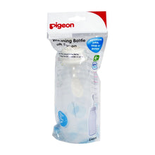 Load image into Gallery viewer, Pigeon Weaning Bottle With Spoon 240 Ml White
