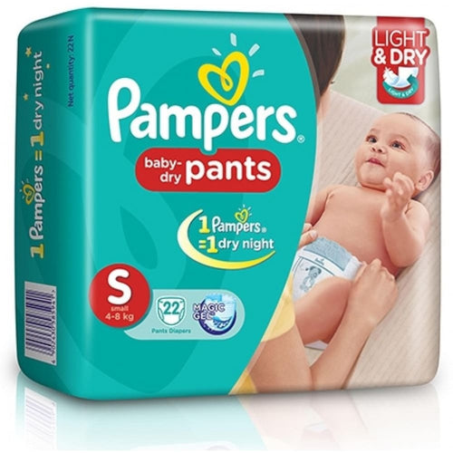 Pampers Pampers - Baby Dry Pants Diapers & Nappiess Small 22 Pcs - S
