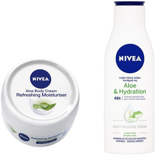 Nivea Aloe Hydration Body Lotion 200 Ml+ Aloe Body Cream Refreshing Body Lotion 200 Ml