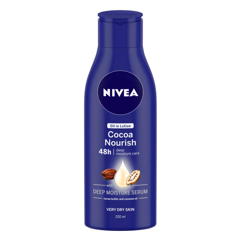 Nivea Body Lotion Oil In Body Lotion Cocoa Nourish For Very Dry Skin 200Ml