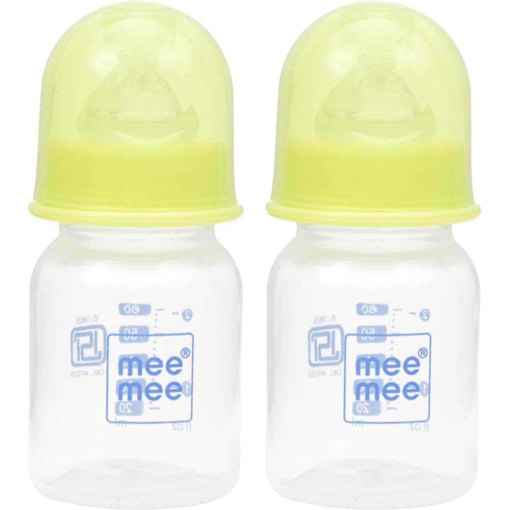 Meemee Premium Baby Feeding Bottle_Green-60 Ml - 60 Ml