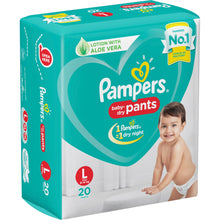 Load image into Gallery viewer, Pampers Baby-Dry Pants Diapers &amp; Nappies - L

