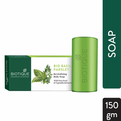 Biotique Basil And Parsley Revitilizing Body Soap 150G