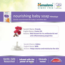 Load image into Gallery viewer, Himalaya Nourishing Baby Soap 125Gm
