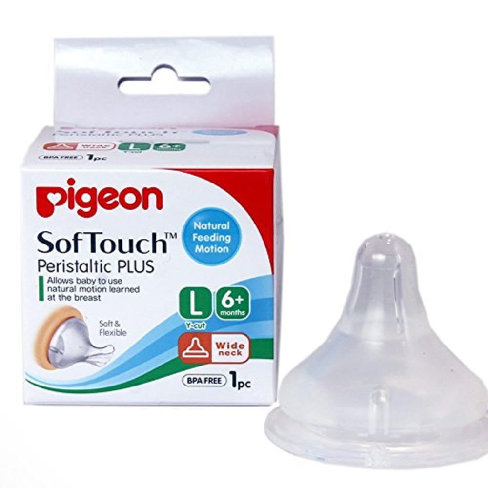 Pigeon Softouch Peristaltic Plus Nipple 1 Pc L