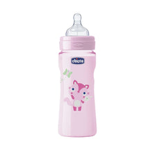 Load image into Gallery viewer, Chicco 330Ml Wellbeing Fast Flow Feeding Bottle Pink
