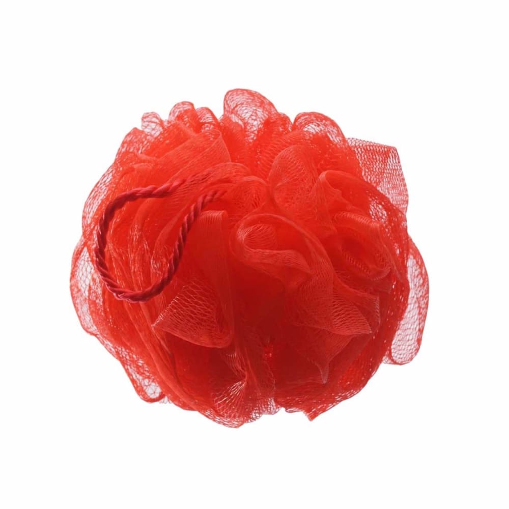 Gubb Bath Sponge Round Loofah Coral Red
