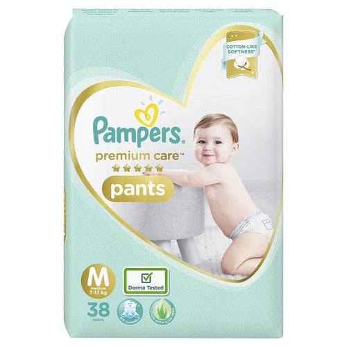 Pampers Premium Care Pants Diapers & Nappiess Medium 38 Count
