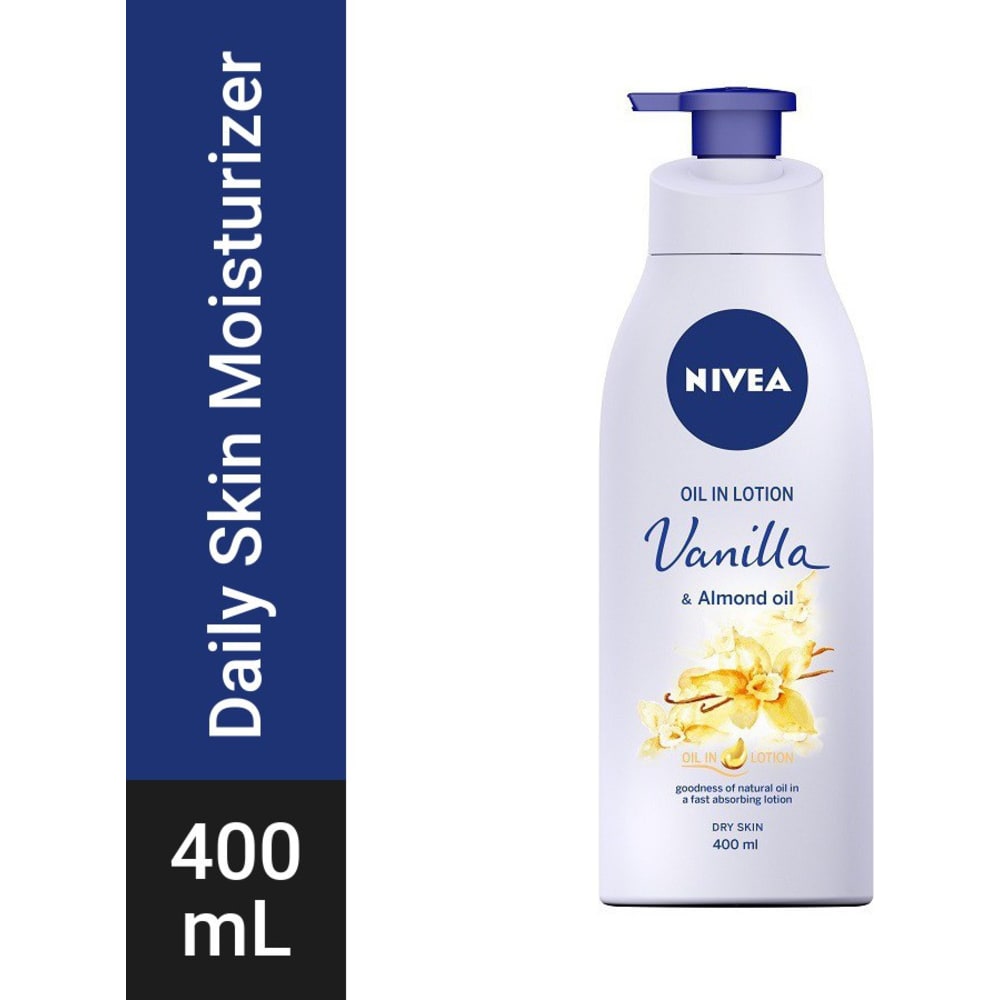 Nivea Oil In Body Lotion Vanilla & Almonds Oil 400Ml