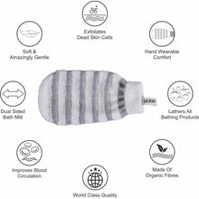 Load image into Gallery viewer, Gubb Exfoliating Bath Mitt Dual Side Glove Scrub
