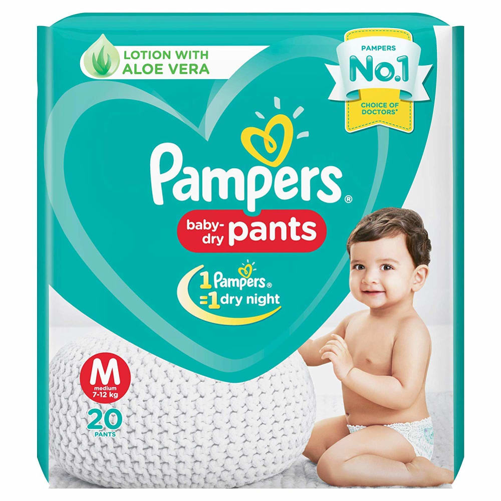 Pampers New Diapers & Nappies Pants Medium 20 Count