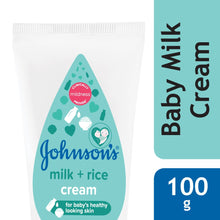 Load image into Gallery viewer, Johnson&#39;S Baby Milk And Rice Baby Cream 100Gm
