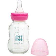 Load image into Gallery viewer, Meemee Premium Glass Feeding Bottle - 120 Ml 8Month
