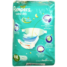 Load image into Gallery viewer, Pampers Baby Dry Diapers &amp; Nappiess Medium 10 Pieces 6 To 11 Kg - M

