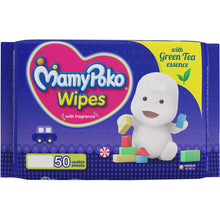 Load image into Gallery viewer, Mamypoko Wipes With Green Tea Essence
