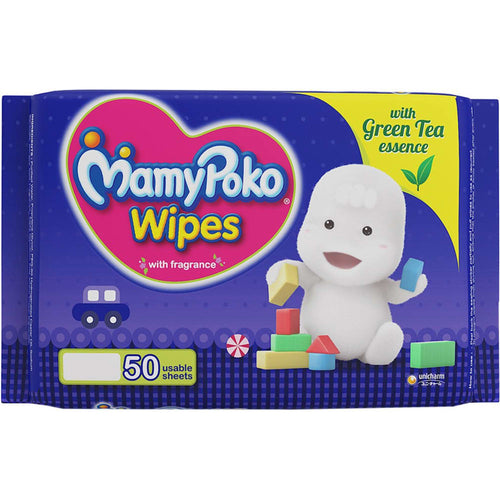 Mamypoko Wipes With Green Tea Essence