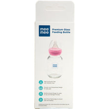 Load image into Gallery viewer, Meemee Premium Glass Feeding Bottle - 120 Ml 8Month
