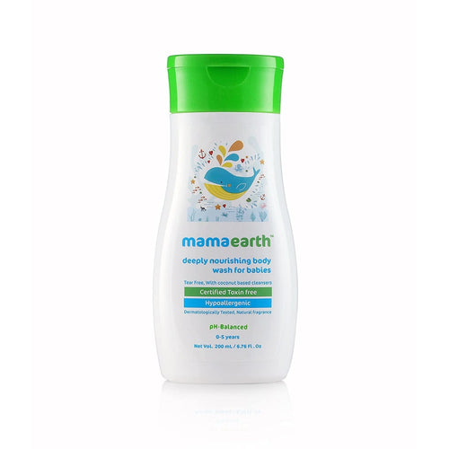 Mamaearth Deeply Nourishing Wash For Babies 200 Ml