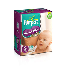 Load image into Gallery viewer, Pampers Active Baby Diapers &amp; Nappiess Small 22 Count
