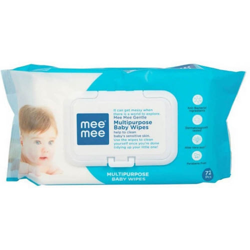 Meemee Gentle Multipurpose Baby Wipes 72 Pieces