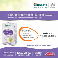 Load image into Gallery viewer, Himalaya Herbals Extra Moisturizing Baby Soap 75G
