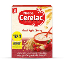 Load image into Gallery viewer, Nestlé Cerelac Wheat Apple Cherry Cereal
