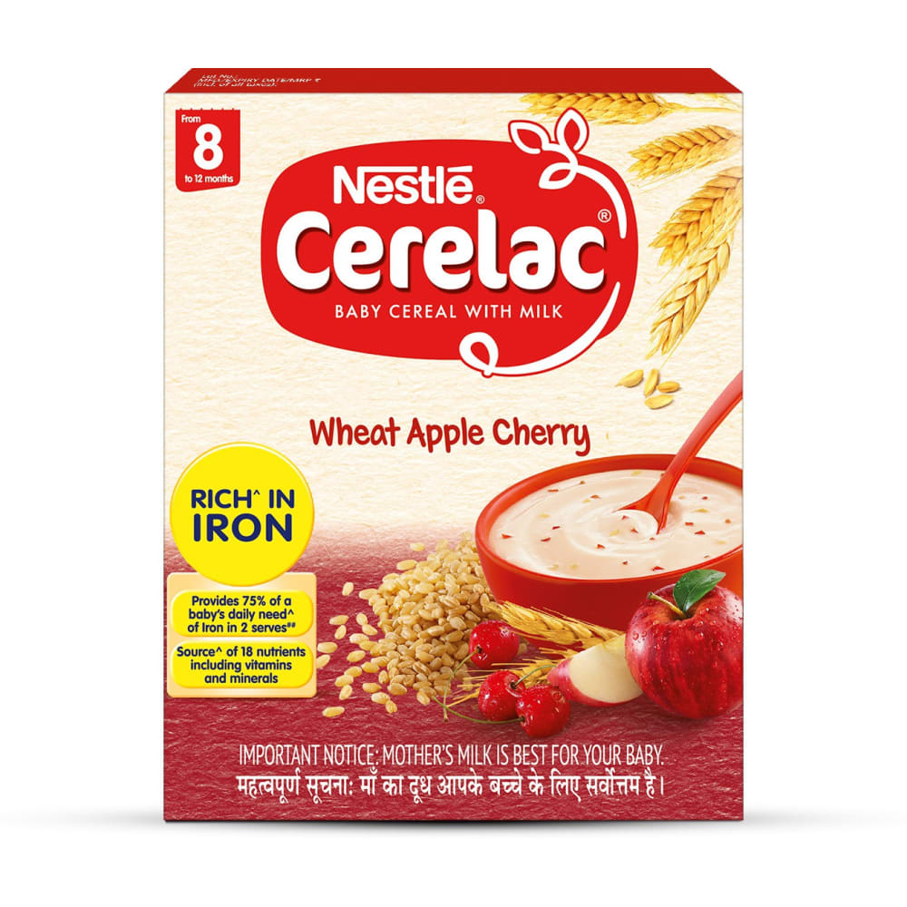 Nestlé Cerelac Wheat Apple Cherry Cereal