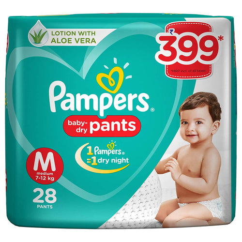 Pampers New Diapers & Nappies Pants Medium 28 Count