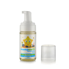 Load image into Gallery viewer, Mamaearth Foaming Baby Face Wash &amp; Scrub For Kids With Aloe Vera And Coconut Based Cleansers 120 Ml
