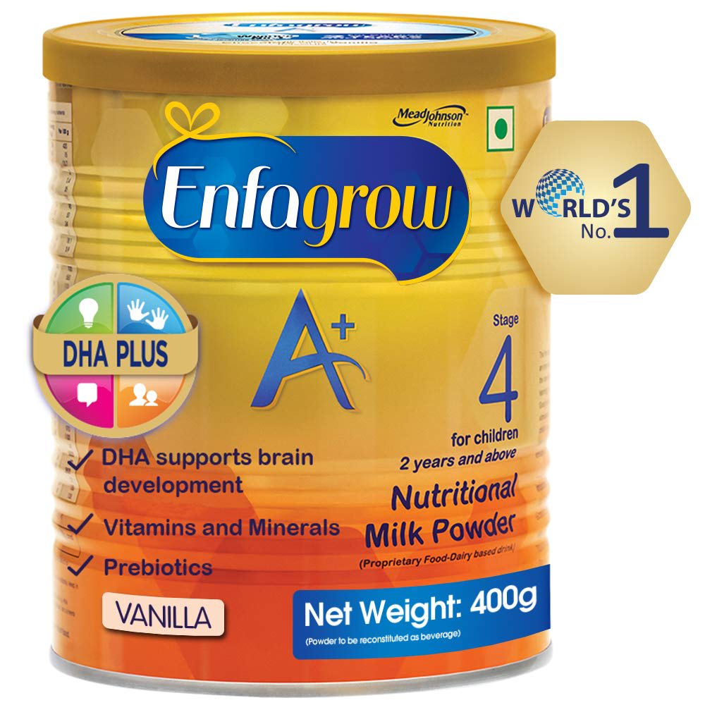 Enfagrow A+ Nutritional Milk Powder Health Drink For Children 2+ Years Vanilla 400G