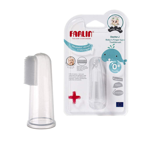 Farlin Doctor J. Baby Soft Finger Type Toothbrush For Oral Hygiene