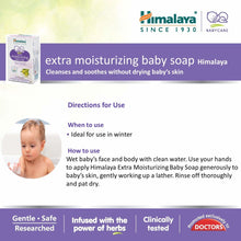 Load image into Gallery viewer, Himalaya Herbals Extra Moisturizing Baby Soap 75G
