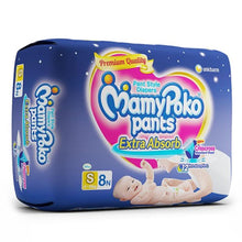 Load image into Gallery viewer, Mamypoko Pants Small Size Diapers &amp; Nappiess 8 Count
