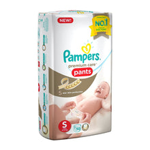 Load image into Gallery viewer, Pampers Premium Care Small Size Diapers &amp; Nappies Pants White 50 Count
