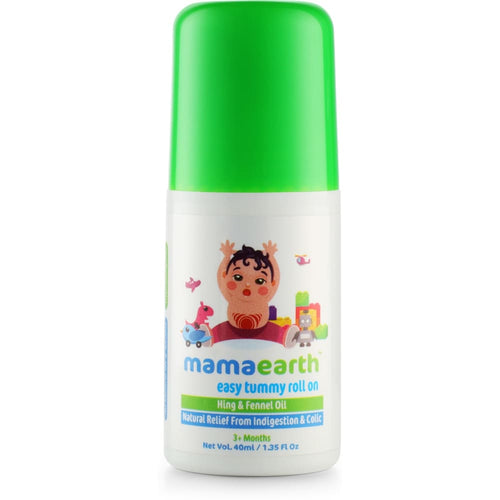 Mamaearth Easy Tummy Roll On For Digestion And Colic Relief Hing And Fennel 40 Ml