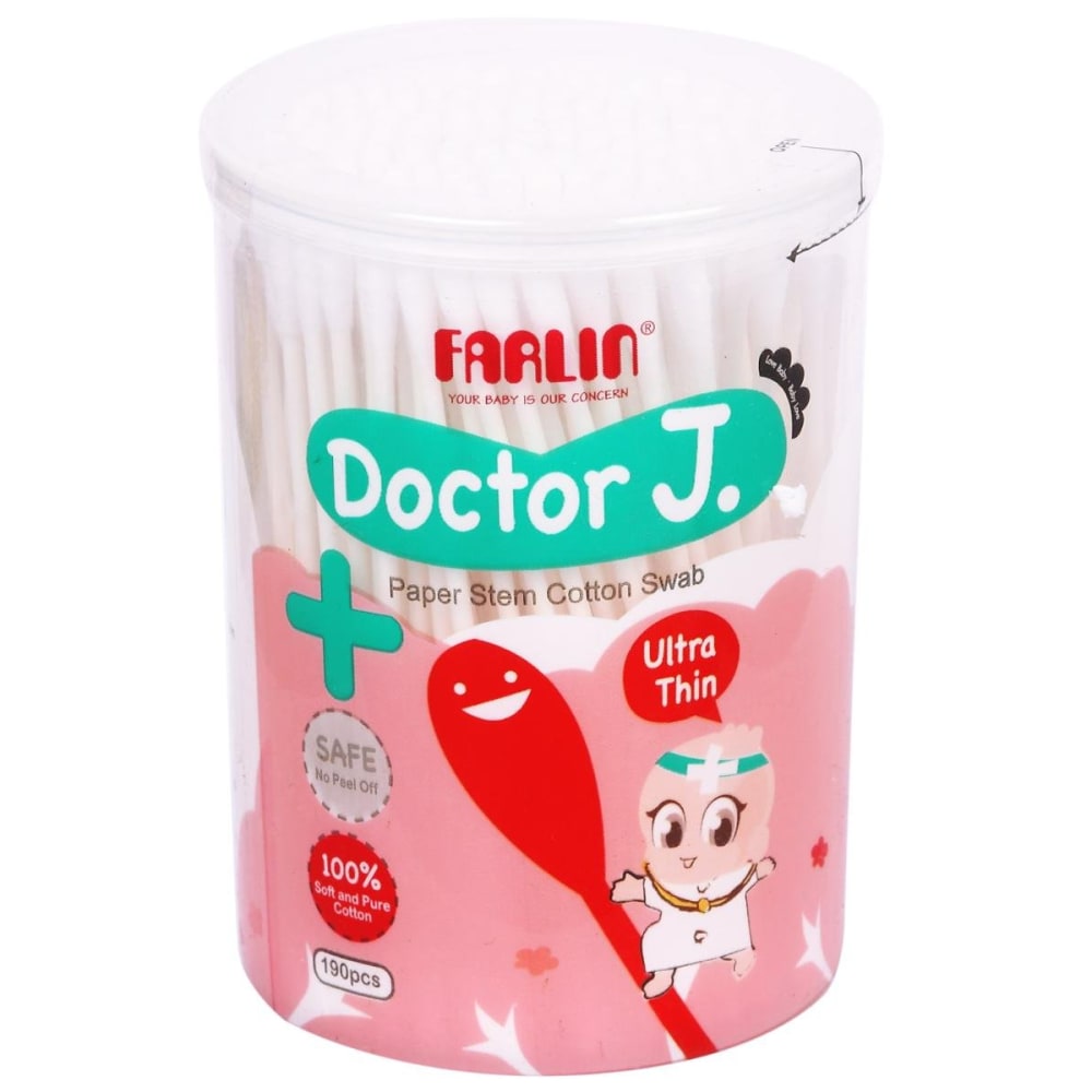 Farlin Paper Stem Cotton Swab 190 Pieces