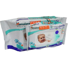 Load image into Gallery viewer, Himalaya Herbals Gentle Baby Wipes 72 Pieces With Free 12 Pieces Wipes
