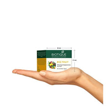 Load image into Gallery viewer, Biotique Fruit Whitening And Depigmentation &amp; Tan Removal Face Pack 75G
