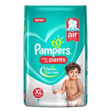 Load image into Gallery viewer, Pampers New Diapers &amp; Nappies Pants Xl 7 Count
