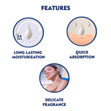 Load image into Gallery viewer, Nivea Body Lotion Oil In Body Lotion Rose &amp; Argan Oil For Dry Skin 400Ml
