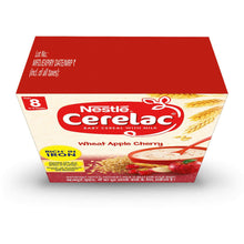 Load image into Gallery viewer, Nestlé Cerelac Wheat Apple Cherry Cereal
