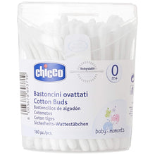 Load image into Gallery viewer, Chicco Cotton Tips Sicurnet Ear Buds - 160 Pieces
