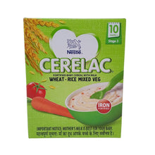 Load image into Gallery viewer, Nestlé Cerelac - Wheat Rice Mixed Veg Stage-3 300G Carton
