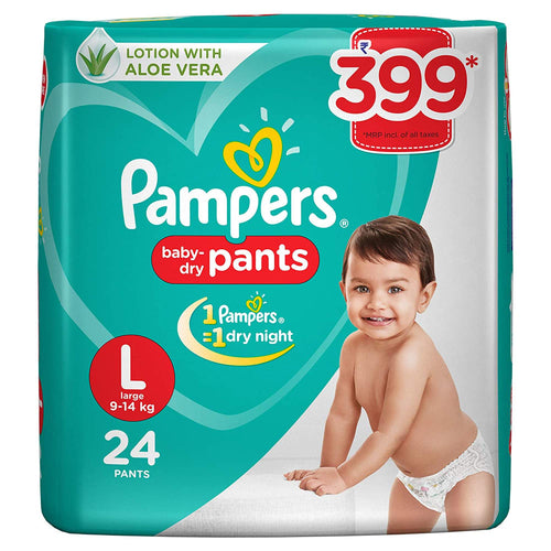 Pampers New Diapers & Nappies Pants Large 24 Count