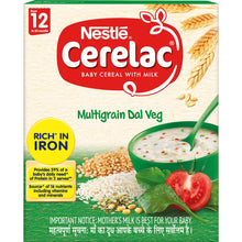 Load image into Gallery viewer, Nestlé Cerelac Multi Grain Dal Veg Cereal
