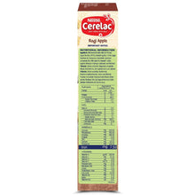 Load image into Gallery viewer, Nestlé Cerelac Fortified Baby Cereal With Milk Ragi Apple – From 8 Months 300G Bib Pack
