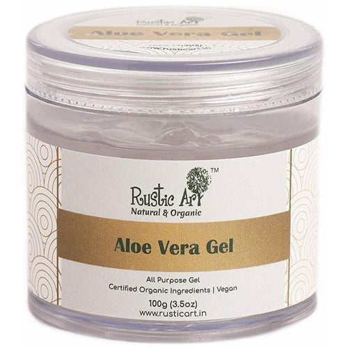 Rustic Art Aloe Vera Gel All Purpose Body Lotion Astringent 100G