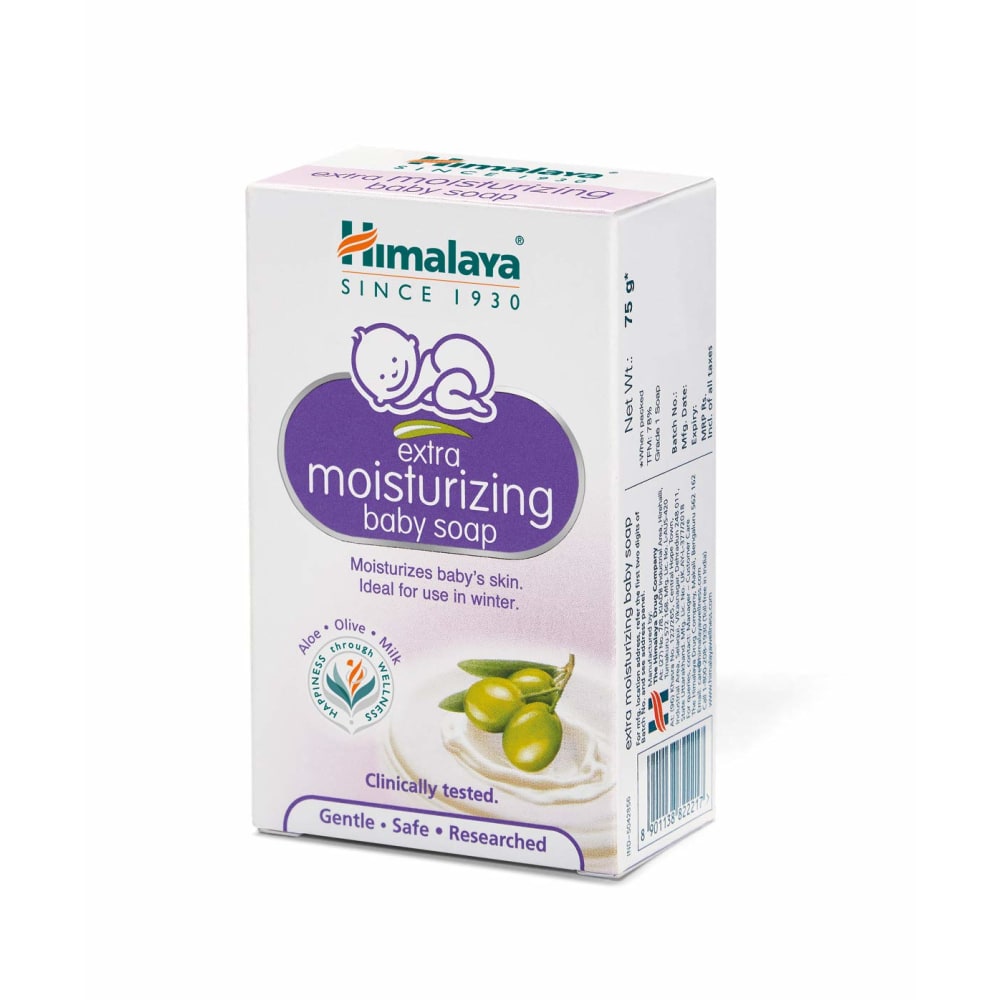 Himalaya Herbals Extra Moisturizing Baby Soap 75G