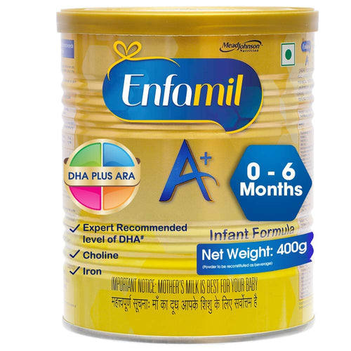 Enfamil A+ Stage 1: Infant Formula 0 To 6 Months 400Gm